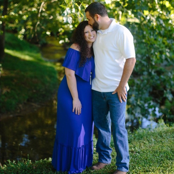 Royal blue maxi dress - Picture 2 of 5